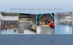 LSY 1:1 ev balkonlarının kısmi yenilenmesi için poliaspartik zemin kaplaması, atık olmadan gerektiği gibi kullanım için kullanılabilir - Product Image 6