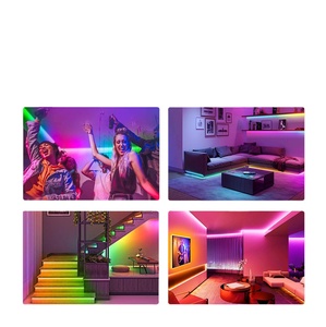 2025 mới hengyu chiếu sáng nhà sản xuất OEM ODM SMD <span class=keywords><strong>5050</strong></span> trong nhà <span class=keywords><strong>LED</strong></span> <span class=keywords><strong>RGB</strong></span> thông minh dải đèn cho phòng - Product Image 5