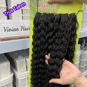 Paquete de Cabello Humano Rizado Linda Curly <span class=keywords><strong>Ariel</strong></span>, Ondulado Húmedo, Sensación Suave, Resistente al Calor, Se Puede Planchar, con Frontal - Product Image 3