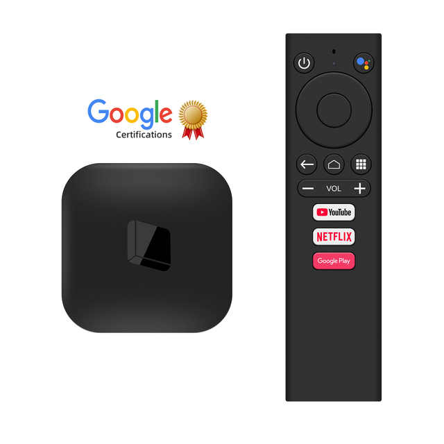 Android Set Top Box Manufacturer New Arrival Voice Control Smart Tv Box 4k Android Google Certified Android Tv Box