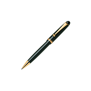 Cap Slide Mechanical Pencil Four Classic Solid Shades Gloss Resin Barrel <b>Gold</b> Trim Premium Smooth Ink Business Writing <b>Pen</b> - Product Image 2