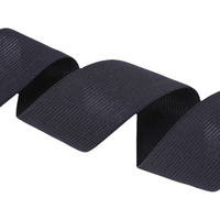 Bandes élastiques en sangle Dunkwckore noires et blanches pour passepoil de pantalon, ceintures et couture de vêtements
