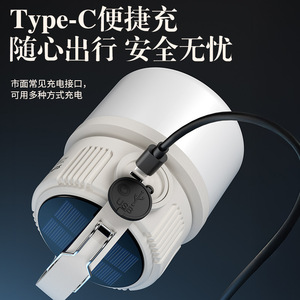 Lanterne de camping Superfire à énergie solaire, lumière LED portable pour l'extérieur, pour utilisation en tente - Product Image 3