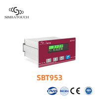Contrôleur d'affichage de force de qualité industrielle Simbatouch SBT953 avec interface OLED, communication RS232+RS485, sortie 5V