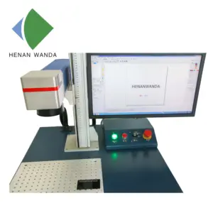 Mesin ukir Laser permata akurasi tinggi 3D 20w 30w mesin penanda Laser serat