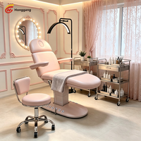 Table de massage électrique de luxe à 3 moteurs pour salon de beauté moderne, lit de cils cosmétique personnalisé – Offre Spéciale