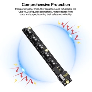Carte d'extension CAN Bus Klipper ZYSY <span class=keywords><strong>CEB</strong></span> V1.0 avec résistance terminale sélectionnable 120R pour profilés aluminium <span class=keywords><strong>2020</strong></span>, pour imprimante 3D DIY - Product Image 6
