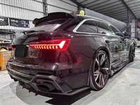Spoiler de pare-chocs avant en fibre de carbone de style P pour Audi RS6 RS7 C8, kit carrosserie, diffuseur arrière, pièces de carrosserie, kit de conversion
