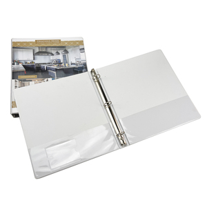 Office Supplies Business Stationery A4 FC Organizer <strong>Box</strong> Document Paper File <strong>Folder</strong> with PVC Metal Clip - Product Image 3