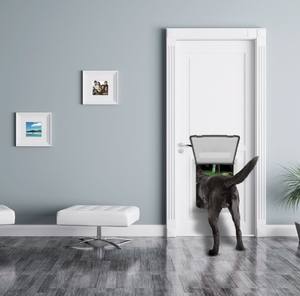 Pet Malzemeleri Pet Köpek Kapı Değiştirme Kedi <span class=keywords><strong>Flap</strong></span> 4 Yönlü Kilitleme Kedi <span class=keywords><strong>Flap</strong></span> evcil köpek kedi kapı - Product Image 2