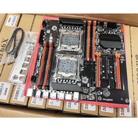 لوحة أم إلكترونية لسطح المكتب ثنائية المعالج X99 LGA 2011 DDR4 لأجهزة الكمبيوتر المخصصة للألعاب Xeon