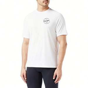 Camiseta Deportiva de Manga Corta para Hombre, 100% Algodón, Ligera, 200g, Secado Rápido, Transpirable, para Gimnasio y Fitness, Venta al Por Mayor - Product Image 3