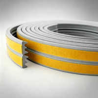 Bande d'étanchéité en mousse de caoutchouc EPDM de type E, insonorisante et anti-poussière, pour l'isolation des bas de fenêtres et portes – Offre Spéciale Pratique