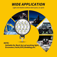 DXZ 12-24V 3 pouces 42W Phare de travail LED tout-terrain certifié CE Garantie 1 an Nouvelle version améliorée pour camions 4x4, bateaux, remorques