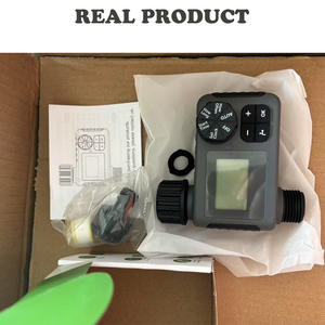 Contrôleur d'irrigation numérique programmable intelligent J&R, <span class=keywords><strong>minuterie</strong></span> d'arrosage automatique pour pelouse et fleurs en extérieur - Product Image 6