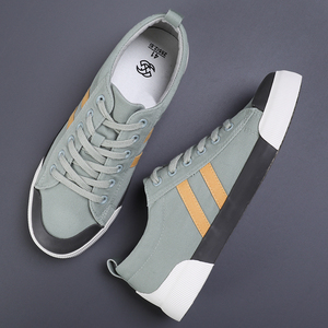 Fashion Classic Lightweight Breathable Lace up Low Top Flat Walking Casual Sport Footwear Men Canvas <b>Shoes</b> with Big Size - Product Image 6