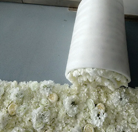 Toile de fond murale enroulable de fleurs fournisseur chinois toile de fond murale enroulable de fleurs de mariage toile de fond murale enroulable de fleurs personnalisée