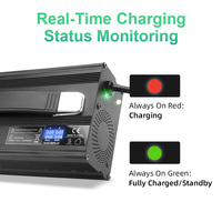 Chargeur de batterie au lithium Li-ion Li-poly XT80 42V 2A, chargeur de batterie au lithium 36V 3.8 1h, chargeur de batterie de vélo électrique 36V 2A
