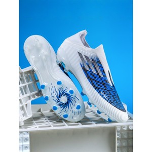 Chaussures de football pour hommes et adolescents, tige en PU, doublure en coton, toutes saisons, semelle intermédiaire en caoutchouc, style sportif pour l'entraînement - Product Image 5