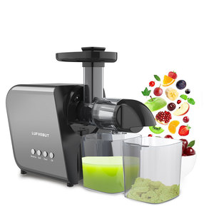 Exprimidor Lento LUFVEBUT en Oferta para Naranja/Zanahoria/Mango/Cítricos/Manzana/Uva, Exprimidor Lento Autolimpiante para Hierba de Trigo - Product Image 1