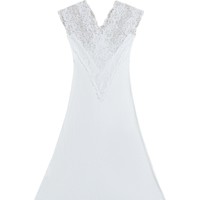 Chemise de nuit sexy pour femmes, de haute qualité, confortable, couleur unie, col en V, sans manches, coupe ajustée