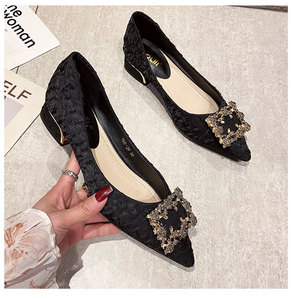 Zapatos de Tacón Bajo Elegantes y Modernos con Punta en Pico para Mujer - Product Image 4