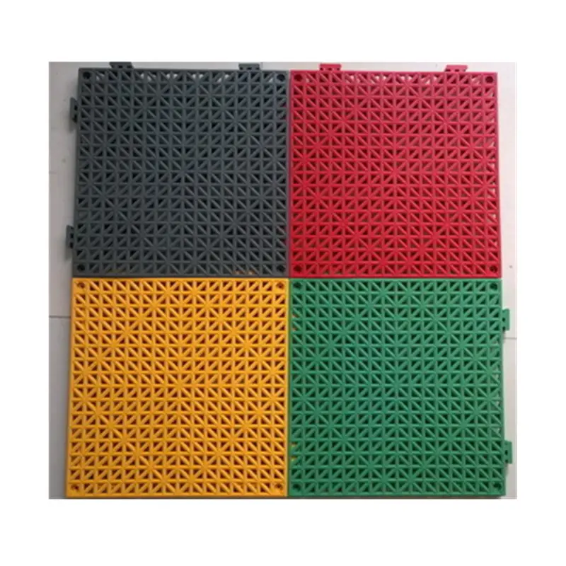 Puzzle de carreaux de sol de Garage en PVC, plancher de stationnement en plastique, tapis de sol en plastique amovibles pour le lavage de voiture