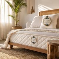 Étiquettes en ruban de satin sur mesure pour l'image de marque des matelas, étiquettes latérales personnalisées avec logo doré pour les meubles de créateurs et les produits ménagers