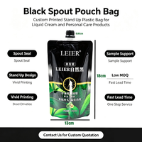 Pochette souple à bec verseur de qualité alimentaire avec logo personnalisé pour l'emballage de liquides colorants capillaires