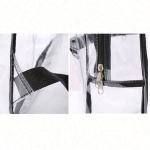 Custom Cheap Fashion Women <b>Black</b> Clear Jelly <b>Backpack</b> Back Pack Transparent PVC <b>Backpack</b> for School - Product Image 6