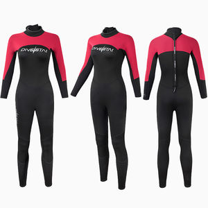 ديفستر بدلة الامتصاص المصنع 3 ملليمتر النيوبرين سحّاب ظهر في المياه الباردة كامل الجسم بدلات الغوص بدلة المرأة للرياضات المائية - Product Image 2