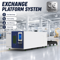 Máquina de Corte Láser de Fibra CNC de Protección Total con Mesa Doble para la Fabricación de Sistemas de Almacenamiento y Estanterías para Almacenes