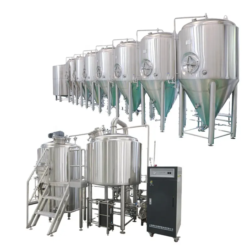 Pils Gebruikt 500l Brewhouse 1000L Vergisters 2 Vessel Bier Brouwen Apparatuur Voor Usa Met Ul