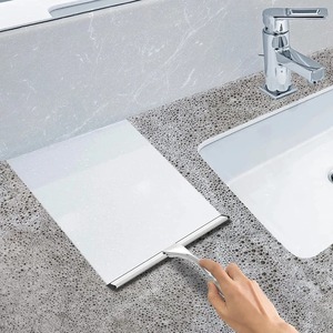 Stainless Steel Shower Squeegee for Shower Doors with <b>Hooks</b> Household Bathroom Window Mirror Glass Cleaning Tool for Home - Product Image 4