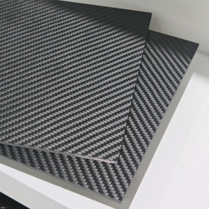 แผ่นคาร์บอนไฟเบอร์หนา 3 มม. ผิวสัมผัสสีดำ รูปทรงสี่เหลี่ยมผืนผ้า - Product Image 4