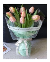 JOYWOOD Design innovant Papier d'emballage en nid d'abeille imperméable et résistant pour bouquets Doublure florale en kapok durable