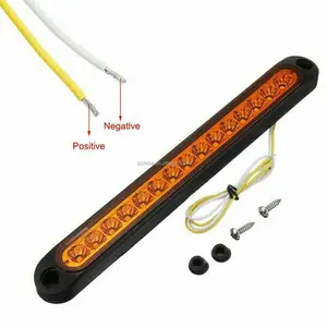 15 LEDs Feux Arrière UTE STOP Indicateur de Frein Inverse Slim Strip RV Trailer Lampe pour Car Van