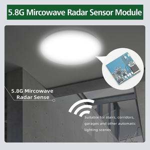 Greeson โมดูลเซ็นเซอร์เรดาร์5.8G 12V 24V การตรวจจับอัจฉริยะด้วยไมโครเวฟการเคลื่อนไหวของร่างกายมนุษย์ - Product Image 6