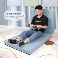 Portable air haute densité mousse triple pli matelas gonflable bouteille matelas pneumatique pour salon chambre matelas
