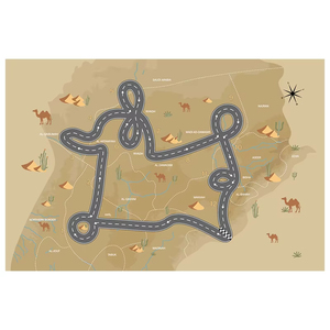 Soft Playful <strong>Kids</strong> Traffic Play Rug Printed Coral Fleece Mat Pet-Friendly Non-Shedding Educational Children Play Floor Mats - Product Image 5