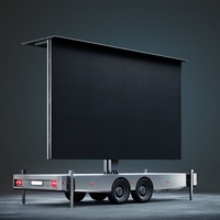 Camions publicitaires extérieurs Jode avec écran LED numérique grand format, écran LED mobile extérieur P8 couleur pleine pour la publicité sur remorque