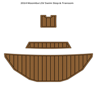 Plateforme de bain Moomba LSV 2014, tapis de transom en mousse EVA, revêtement de pont imitation teck, style SeaDek MarineMat, auto-adhésif