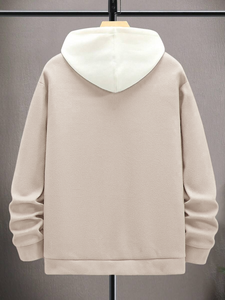 Veste pour homme, <span class=keywords><strong>manteau</strong></span> d'automne et d'<span class=keywords><strong>hiver</strong></span>, polaire épaisse, nouveau velours côtelé, coupe ample, trench-coat court, col à revers - Product Image 2