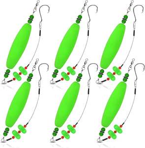 Santee Rig Catfish Bait Float Kit avec hochets Durable EPS Bobbers EVA Foam Material pour la pêche <span class=keywords><strong>en</strong></span> bateau et à terre - Product Image 1