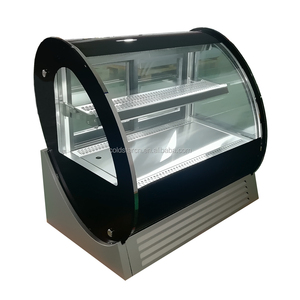 Hot table top showcase, small donut display cabinet