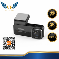 Caméra embarquée VIEVGUARB T41 2K 1440P GPS Grand Angle Streaming 4G LTE