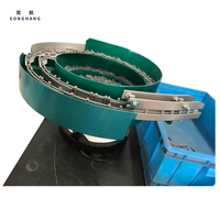 Machine d'alimentation vibratoire à cuve en plastique avec moteur et PLC, haute efficacité, faible coût, garantie 1 an