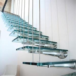 Kit <span class=keywords><strong>d</strong></span>'<span class=keywords><strong>escalier</strong></span> DIY <span class=keywords><strong>en</strong></span> acier carbone avec marches <span class=keywords><strong>en</strong></span> verre trempé stratifié de qualité supérieure, fabrication Foshan, <span class=keywords><strong>escalier</strong></span> à poutre simple avec garde-corps <span class=keywords><strong>en</strong></span> verre - Product Image 3