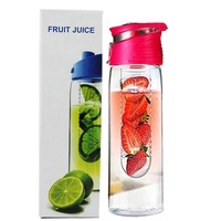Bouteille d'eau Madou 700 ml en Tritan sans BPA avec fonction de consommation directe, bouteille de boisson infusée aux fruits écologique unisexe
