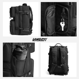 LAMGOYI Bolsas <span class=keywords><strong>de</strong></span> <span class=keywords><strong>Crossfit</strong></span> Personalizadas, <span class=keywords><strong>Mochila</strong></span> <span class=keywords><strong>de</strong></span> Gimnasio, Bolsa <span class=keywords><strong>de</strong></span> <span class=keywords><strong>Crossfit</strong></span> <span class=keywords><strong>de</strong></span> 9L 35L, <span class=keywords><strong>Mochila</strong></span> Táctica con Parches Bordados, Mochilas para Hombre - Product Image 3